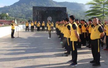 Wakapolres Sawahlunto Pimpin Apel Gladi Kesiapan Bhayangkara Run 2026 4 Wakapolres Sawahlunto, Kompol Riswan Lukpi pimpin Apel Gladi Kesiapan Acara dan Rangkaian Pengamanan Bhayangkara Run (Road To Police Women Run) 2026