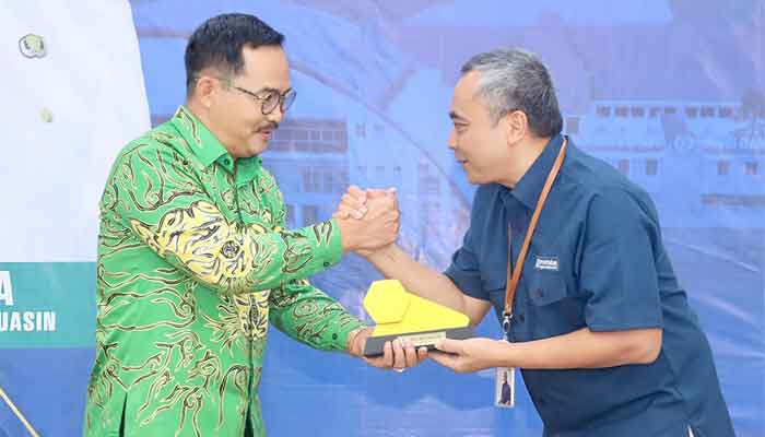 Wabup Muba, Abdur Rohman Husen menerima kunjungan jajaran Deputi Direksi Wilayah III BPJS Kesehatan