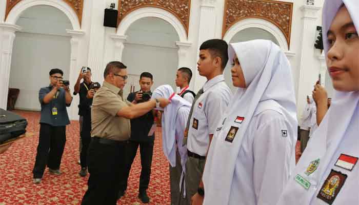 Wako Ramlan Nurmatias buka Pendidikan dan Pelatihan bagi 54 Calon Paskibraka Bukittinggi