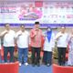 Gubernur Sumbar, Mahyeldi saat pembukaan Simposium Awam Kanker 2026 di Hotel Truntum Padang