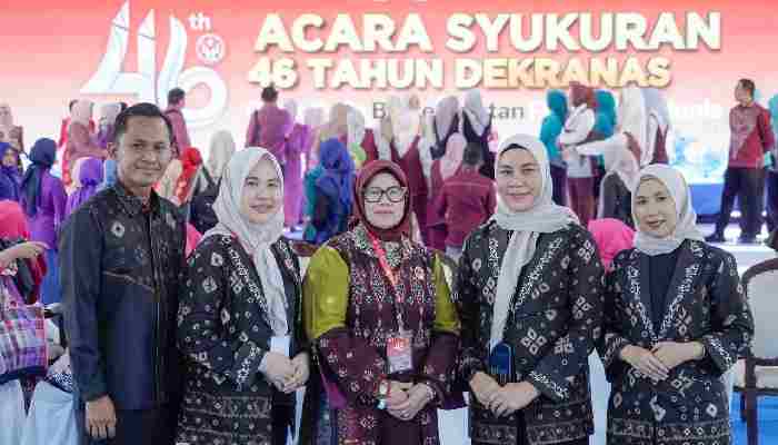 Hadiri HUT ke-46 Dekranas, Ketua Dekranasda Muba Siap Dukung Sumsel Jadi Tuan Rumah