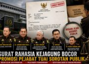 Surat Kejagung Bocor, Nama Calon Pejabat Jadi Sorotan