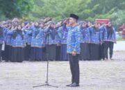 Pimpin Apel Gabungan, Bupati Solok Juga Serahkan SK Pensiun dan Santunan Kematian
