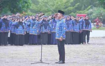 Bupati Jon Firman Pandu pimpin Apel Gabungan ASN Pemkab Solok