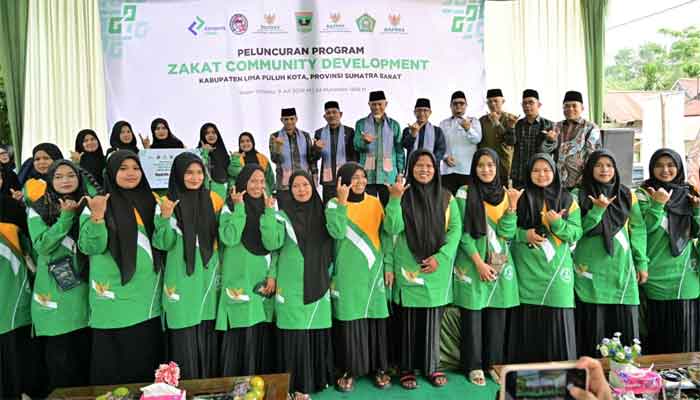 Peluncuran Kampung Zakat di Nagari Ampalu, Kecamatan Lareh Sago Halaban, Kabupaten Limapuluh Kota