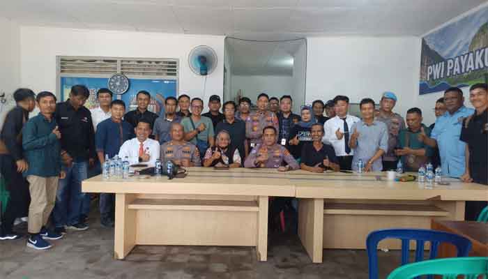 Kapolres Payakumbuh, AKBP Irwan Andeta gelar silaturahmi bersama Insan Pers Luak Limopuluah