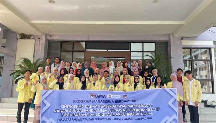 Pelepasan Mahasiswa Berdampak FPP UNP ke Nagari Sungai Landia, Kabupaten Agam