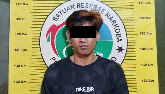 Satresnarkoba Polres Sawahlunto amankan seorang Mahasiswa diduga terlibat Kasus penyalahgunaan Narkotika jenis sabu-sabu