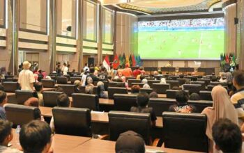 Ribuan Warga Padati Nobar Piala Dunia di Kantor Gubernur Sumbar, Berlanjut hingga Final 4 Nobar Piala Dunia di Kantor Gubernur Sumbar