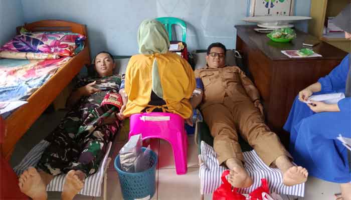 PMI Kotabumi Gelar Donor Darah di Dusun 6 Talang Jembatan
