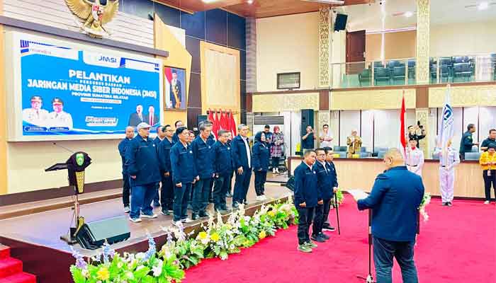 Pelantikan Pengurus Daerah JMSI Sumsel 2025-2030