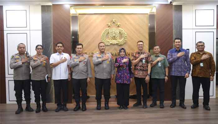 Kapolda Kepri, Irjen Pol. Asep Safrudin, menerima audiensi dan silaturahmi Kepala Kantor Wilayah BPJS Ketenagakerjaan Kanwil Sumbar Riau, Hengky Rhosidien