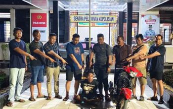 Tim gabungan Satreskrim Polres Dharmasraya bersama Unit Reskrim Polsek Pulau Punjung berhasil membekuk Aldo alias Kencun, terduga pelaku pencurian kendaraan bermotor (curanmor)
