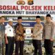 Polsek Keluang Meriahkan HUT Bhayangkara ke 80 dengan bakti Sosial