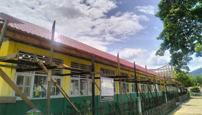 Rehab ruang kelas UPTD SMP Negeri 1 Kecamatan Pangkalan Koto Baru, Kabupaten Limapuluh Kota