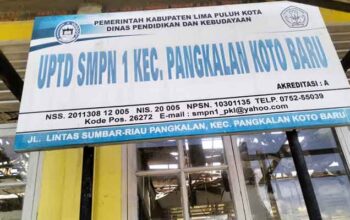 Kemdikdasmen Rehab UPTD SMP Negeri 1 Kecamatan Pangkalan Koto Baru 2 UPTD SMP Negeri 1 Kecamatan Pangkalan Koto Baru