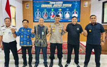 Sinergi dan Harmonisasi Criminal Justice System Kabupaten Dharmasraya di Aula Polres Dharmasraya