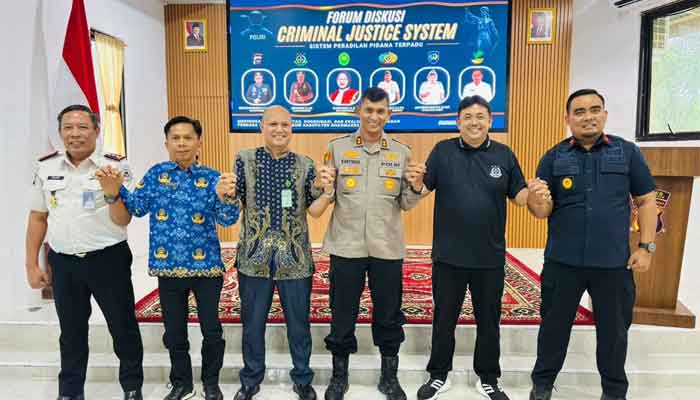 Polres Dharmasraya Satukan Persepsi Penegak Hukum Hadapi KUHAP Baru