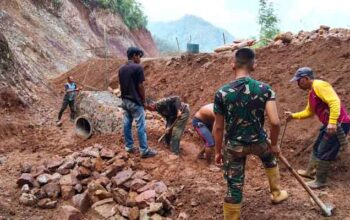 Progres Program TMMD ke-129 di Jorong Buluh Kasok Capai 69 Persen