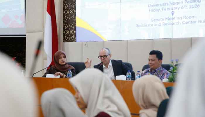 UNP Bersama Kedubes Prancis Gelar Sosialisasi LPDP France Master Scholarship