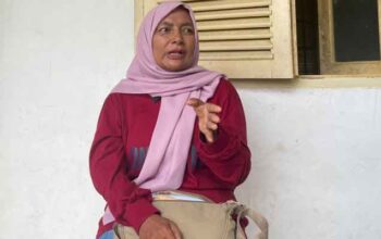 Ketua Satuan Tugas (Satgas) NCH Nagari Pangian, Zilnovita Zainal yang akrab disapa Elok Piko