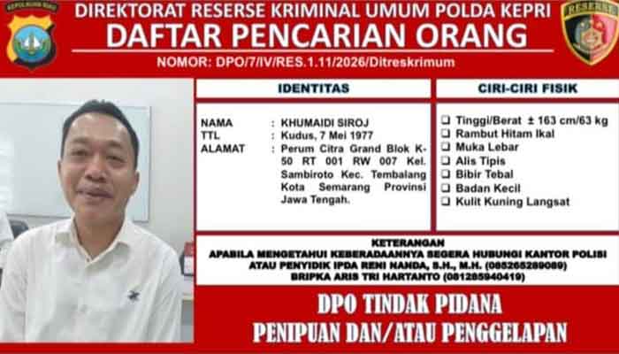 Ditreskrimum Polda Kepri Serahkan Tersangka dan Barang Bukti Kasus Dugaan Penipuan