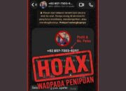 Waspada Modus Penipuan Mencatut Nama Kepala Disnakertrans Muba, Segera Blokir
