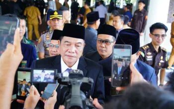 Respon Video Aspirasi Warga di Media Sosial, Pemkab Muba Tegaskan Terbuka terhadap Kritik 7 Bupati Muba, HM Toha Tohet berikan keterangan pers