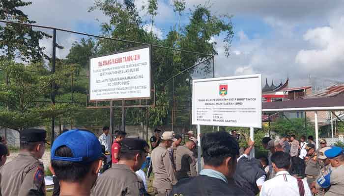 Pemko Bukittinggi Amankan Aset Milik Daerah di Belakang Universitas Fort de Kock
