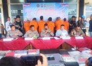 Polres Dharmasraya Ungkap 11 Kasus, Sita Hampir 68 Gram Sabu-sabu dan Bongkar Kasus Pembunuhan