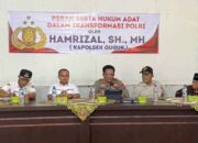 Bersama DPRD Limapuluh Kota, Polsek Guguak Dorong Peran Hukum Adat demi Kamtibmas Mungka
