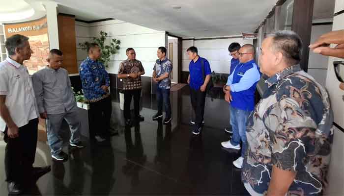 Wali Kota Ramlan Nurmatias terima silaturahmi Pengurus PWI Sumatera Barat dan Bukittinggi