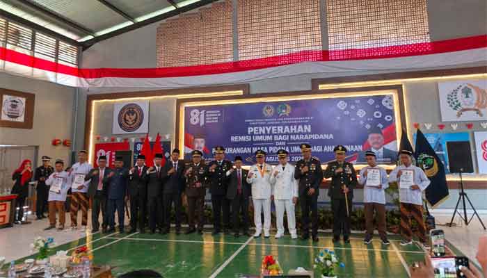 377 WBP Lapas Kelas IIA Bukittinggi Terima Remisi Umum pada HUT RI ke-81