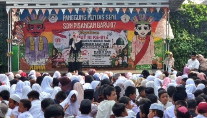 SDN 07 Pisangan Baru Gelar Tasyakuran HUT RI dan Maulid Nabi: Bakat Siswa Bermunculan