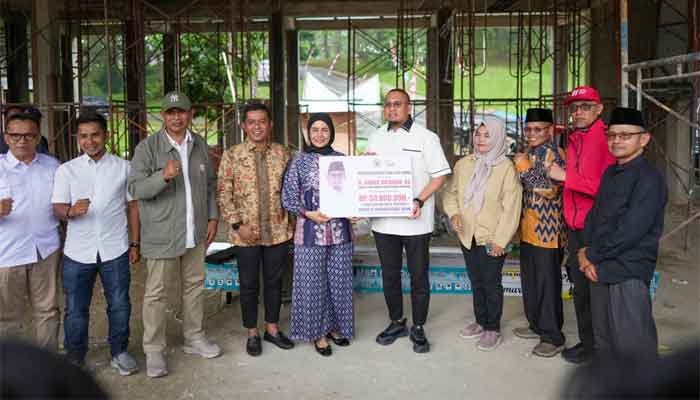 Andre Rosiade Dukung Pembangunan Masjid Al-Hidayah Polres Solok Arosuka