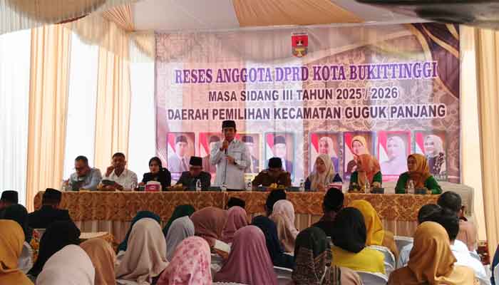 Sebanyak 8 Anggota DPRD Kota Bukittinggi Dapil Guguak Panjang Laksanakan Reses Kelompok
