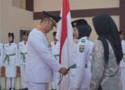 Bupati Benny Dwifa Kukuhkan 56 Anggota Paskibraka Kabupaten Sijunjung