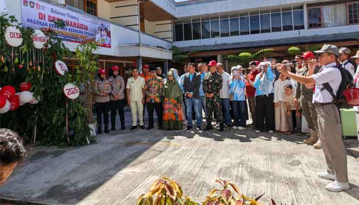 Calon Paskibraka Merah Putih Bukittinggi Memasuki Pelatihan di Asrama Desa Bahagia