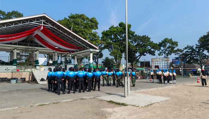 Capaska Bukittinggi Latihan Gabungan Bersama TNI dan Polri