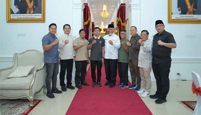 Dari PPLP Sumbar ke Asian Games, Gilang Ilhaza Jadi Andalan Gulat Indonesia di Jepang 1 Atlet gulat Gilang Ilhaza audiensi dengan Gubernur Sumbar