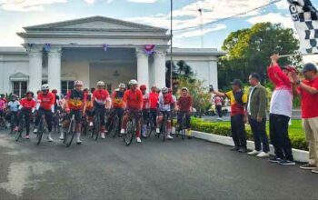Gubernur Sumbar, Mahyeldi lepas Merdeka Bike 81 Km