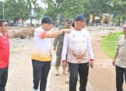 Gubernur Sumbar Tinjau Progres Rekonstruksi GOR H Agus Salim Padang