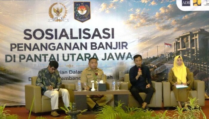 Lindungi Lahan Pertanian dari Risiko Banjir, Kemendagri Gelar Sosialisasi Penanganan Banjir Melalui Program FMNJP di Brebes