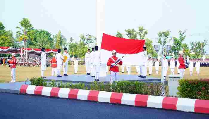 Pesona Parade Senja Tutup Rangkaian HUT ke-81 RI di Muba