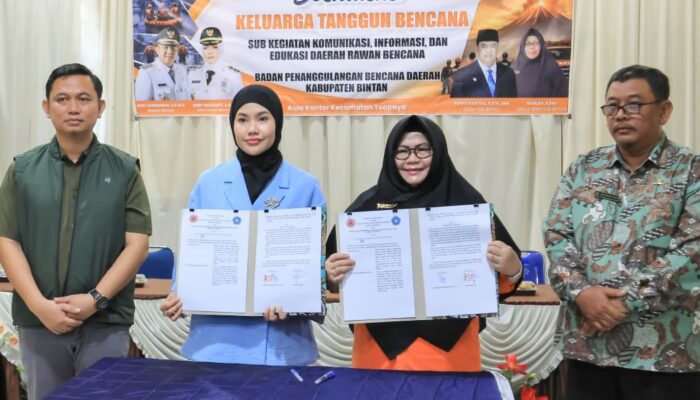 PKK dan BPBD Bintan Gandeng Kader Wujudkan Keluarga Tangguh Bencana
