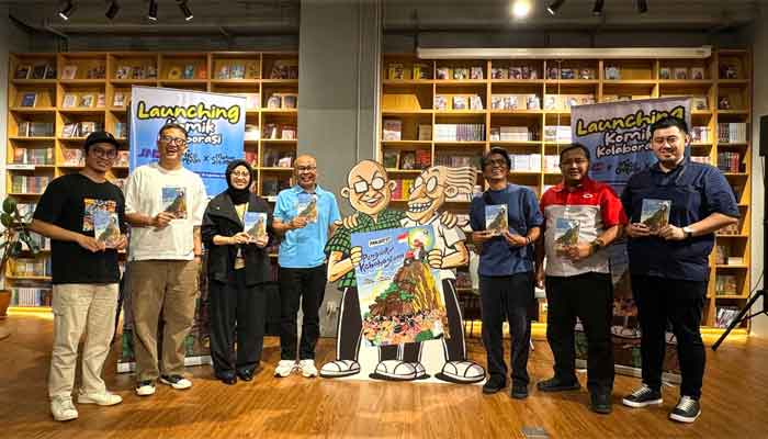 JNE dan Penerbit GRASINDO Luncurkan Komik Pengantar Kebahagiaan