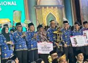 Kafilah Korpri Sumbar Pertahankan Juara Umum MTQ Nasional Korpri VIII di Makassar