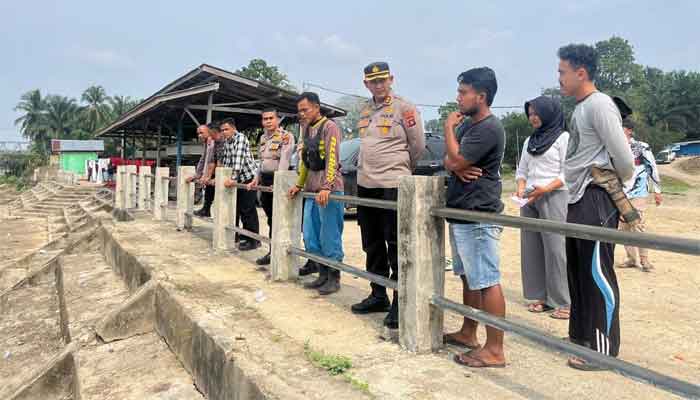 Jelang Pacu Jalur, Kapolres Dharmasraya Turun Langsung Cek Titik Rawan 1 Kapolres Dharmasraya, AKBP Kartyana Widyarso Wardoyo Putro Cek Titik Rawan Pacu Jalur