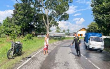 Lokasi Kecelakaan lalu lintas di Jalan Lintas Solok - Padang tepatnya di Jorong Sungai Rotan, Nagari Cupak, Kecamatan Gunung Talang, Kabupaten Solok