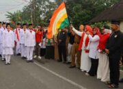 Pawai Alegoris Kecamatan Lamposi Tigo Nagori Semarakkan HUT RI ke-81